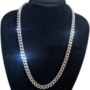 Silver unisex necklace